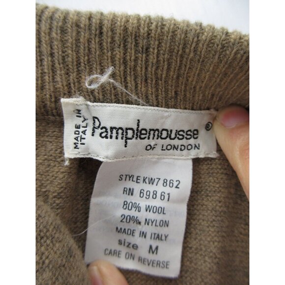 VINTAGE Pamplemousse of London Skirt Medium Wool Blend Pencil Italy - Picture 5 of 8